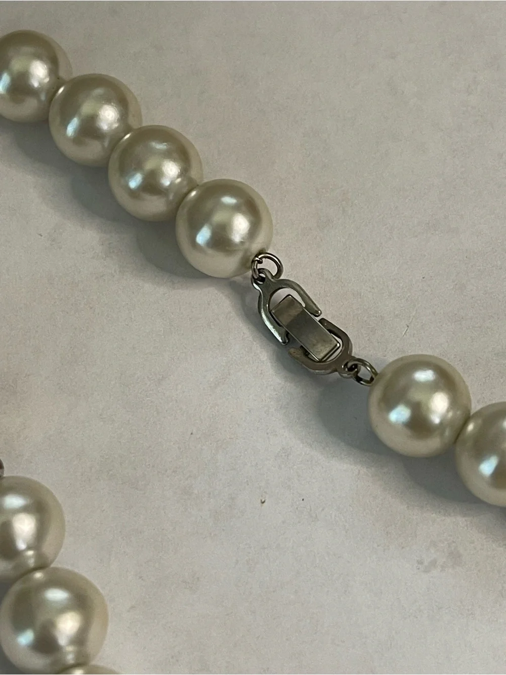 Vintage Pearl Necklace, Gold Filigree Beads, Statement Jewelry